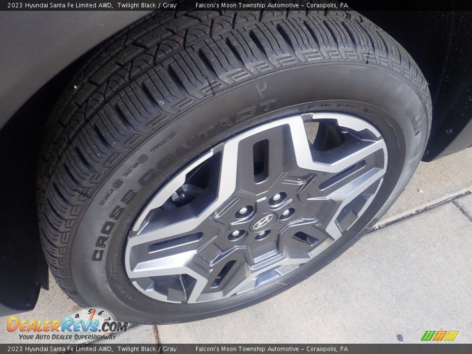 2023 Hyundai Santa Fe Limited AWD Twilight Black / Gray Photo #9