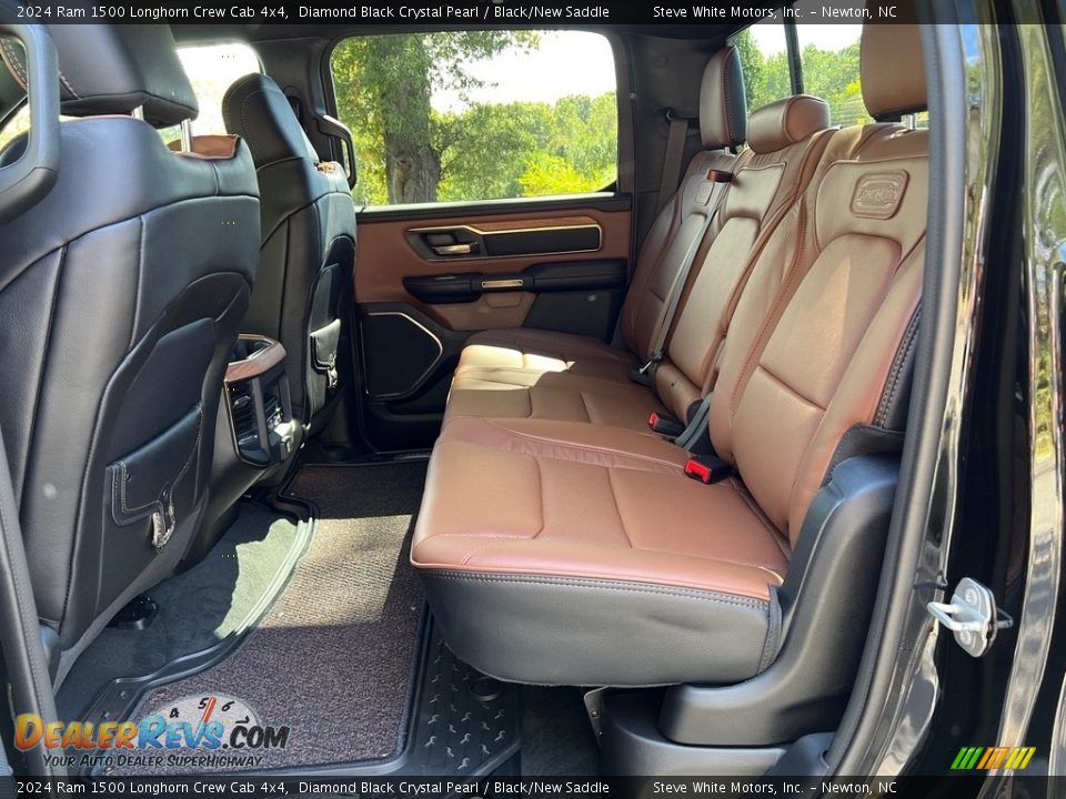 Rear Seat of 2024 Ram 1500 Longhorn Crew Cab 4x4 Photo #17