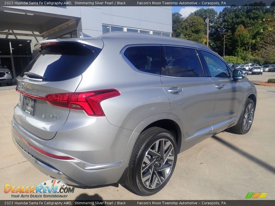 2023 Hyundai Santa Fe Calligraphy AWD Shimmering Silver Pearl / Black Photo #2