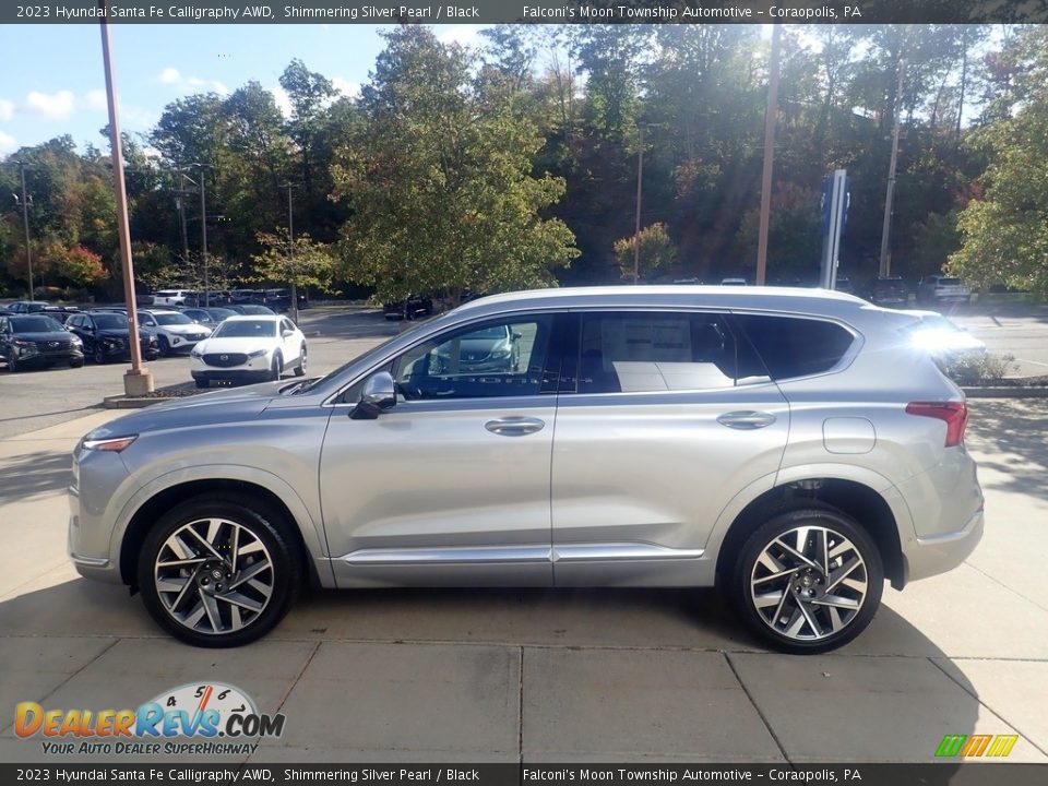 Shimmering Silver Pearl 2023 Hyundai Santa Fe Calligraphy AWD Photo #6