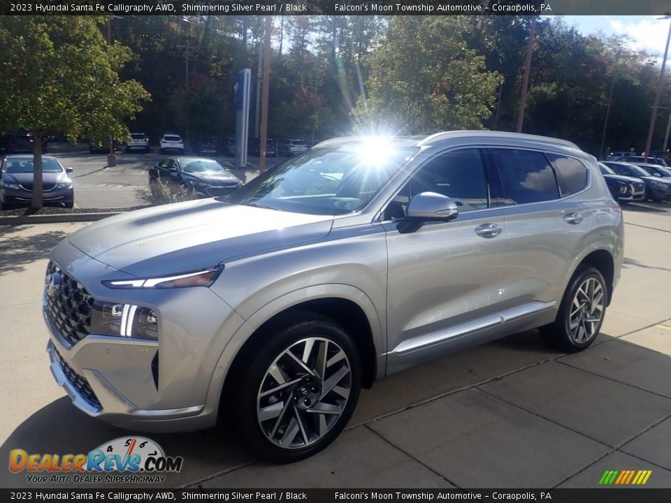 Front 3/4 View of 2023 Hyundai Santa Fe Calligraphy AWD Photo #7