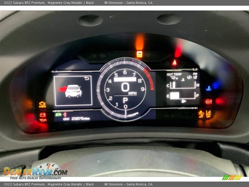 2022 Subaru BRZ Premium Gauges Photo #23