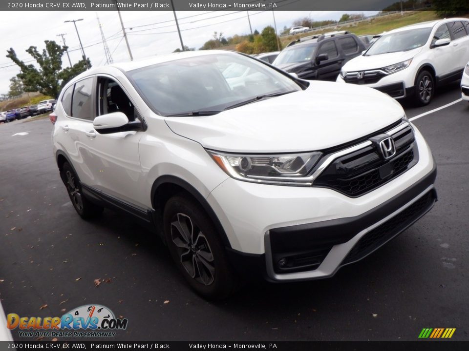 2020 Honda CR-V EX AWD Platinum White Pearl / Black Photo #4