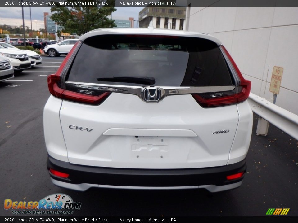 2020 Honda CR-V EX AWD Platinum White Pearl / Black Photo #7