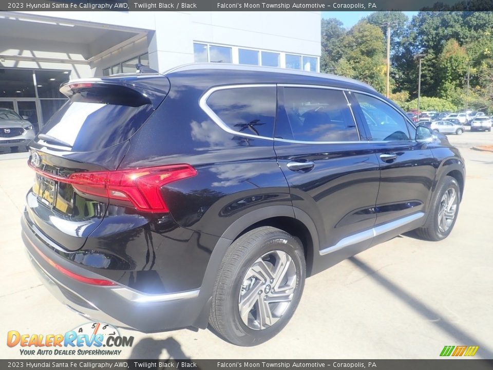 2023 Hyundai Santa Fe Calligraphy AWD Twilight Black / Black Photo #2