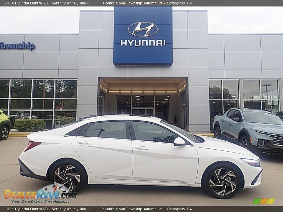 Serenity White 2024 Hyundai Elantra SEL Photo #1