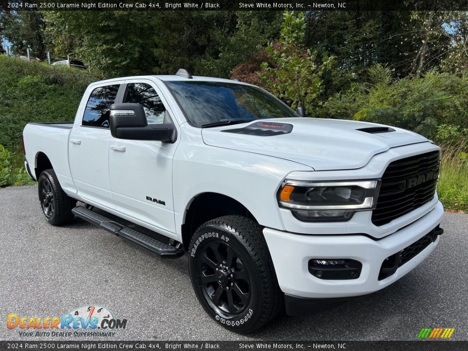 Front 3/4 View of 2024 Ram 2500 Laramie Night Edition Crew Cab 4x4 Photo #4