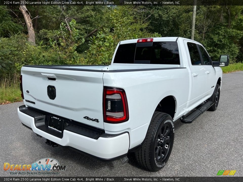 2024 Ram 2500 Laramie Night Edition Crew Cab 4x4 Bright White / Black Photo #6