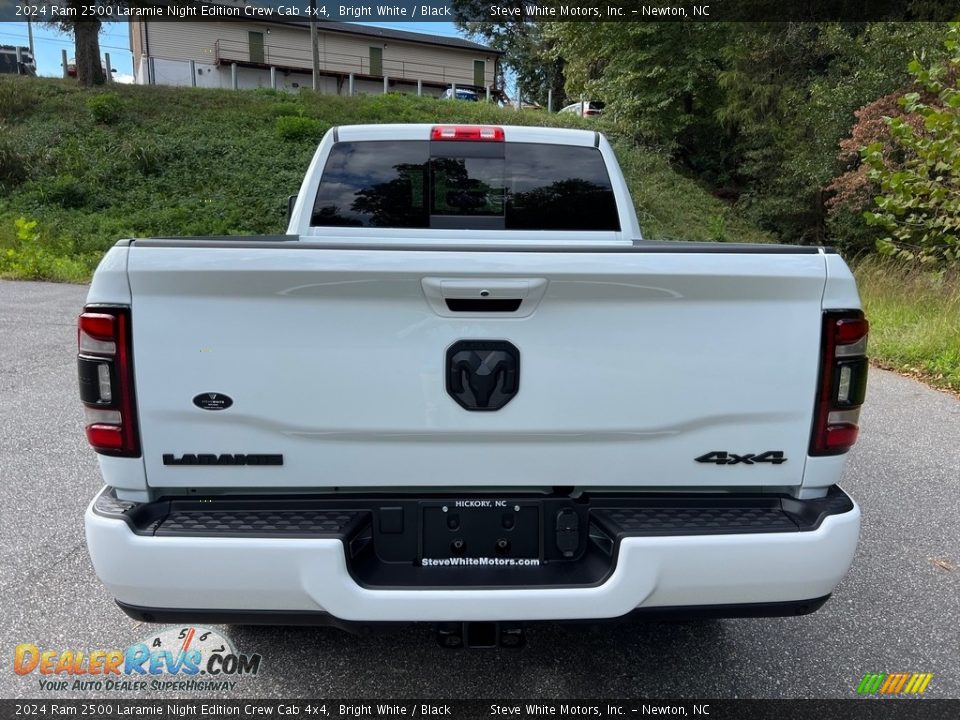 2024 Ram 2500 Laramie Night Edition Crew Cab 4x4 Bright White / Black Photo #7