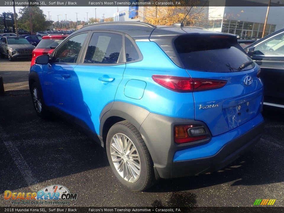 2018 Hyundai Kona SEL Surf Blue / Black Photo #2