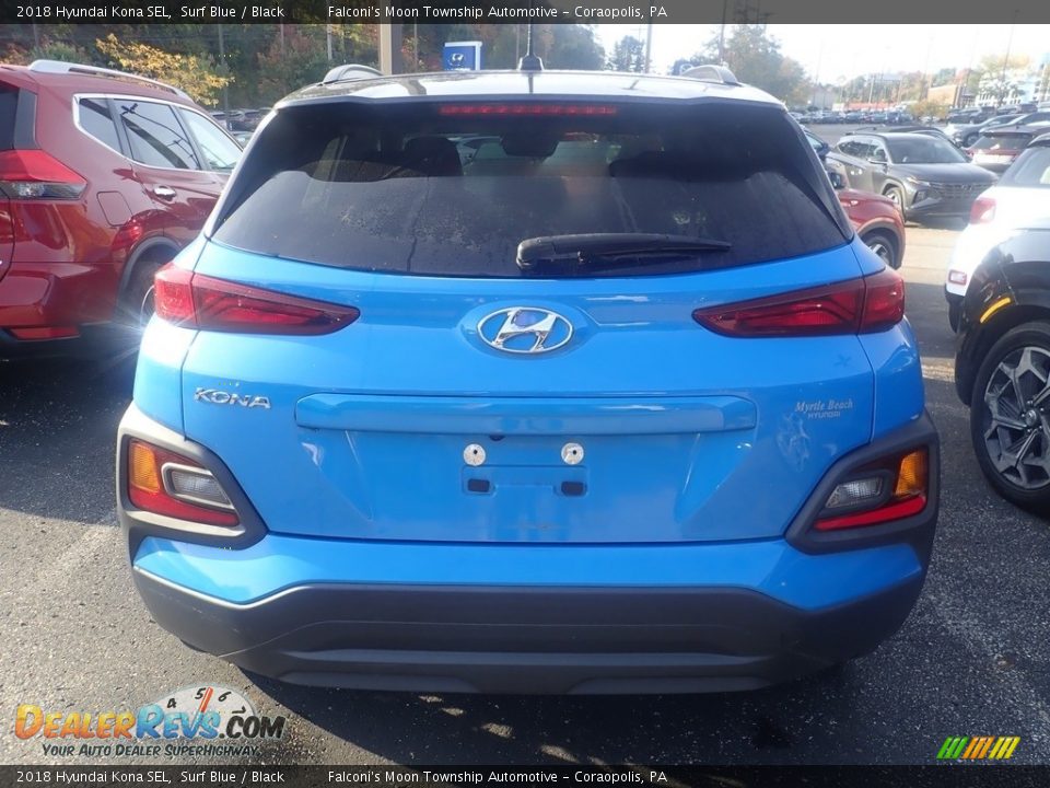 2018 Hyundai Kona SEL Surf Blue / Black Photo #3