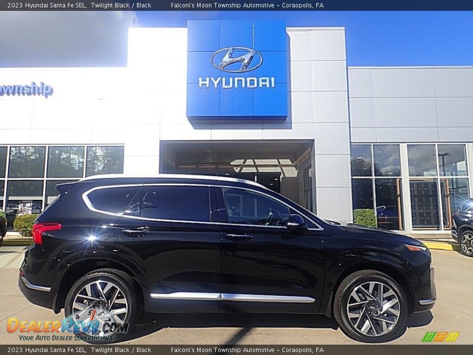 Twilight Black 2023 Hyundai Santa Fe SEL Photo #1