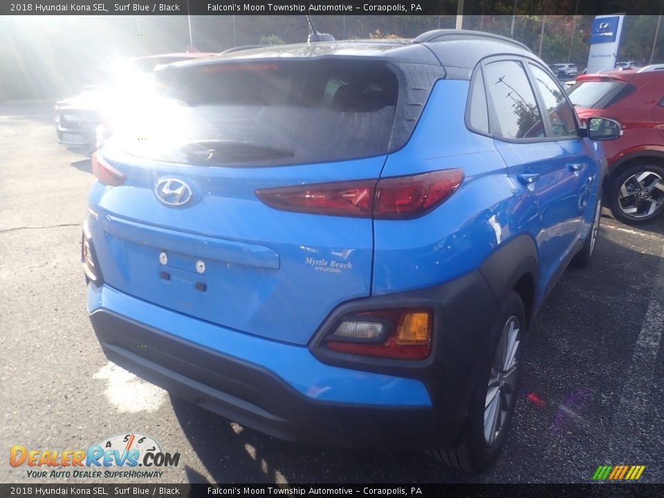 2018 Hyundai Kona SEL Surf Blue / Black Photo #4