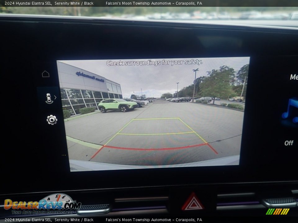 2024 Hyundai Elantra SEL Serenity White / Black Photo #20