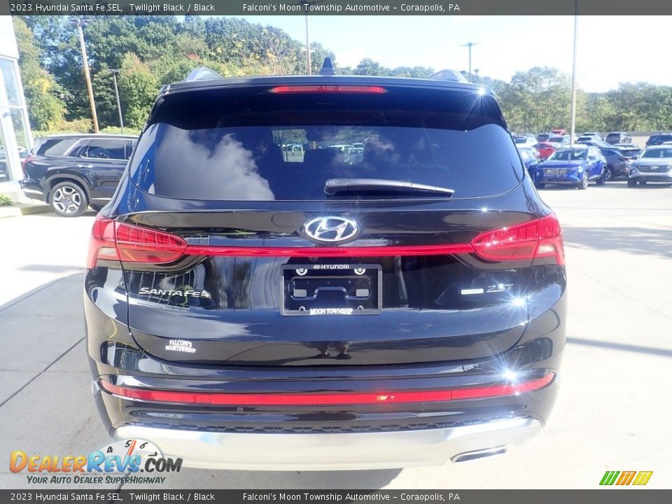 2023 Hyundai Santa Fe SEL Twilight Black / Black Photo #3