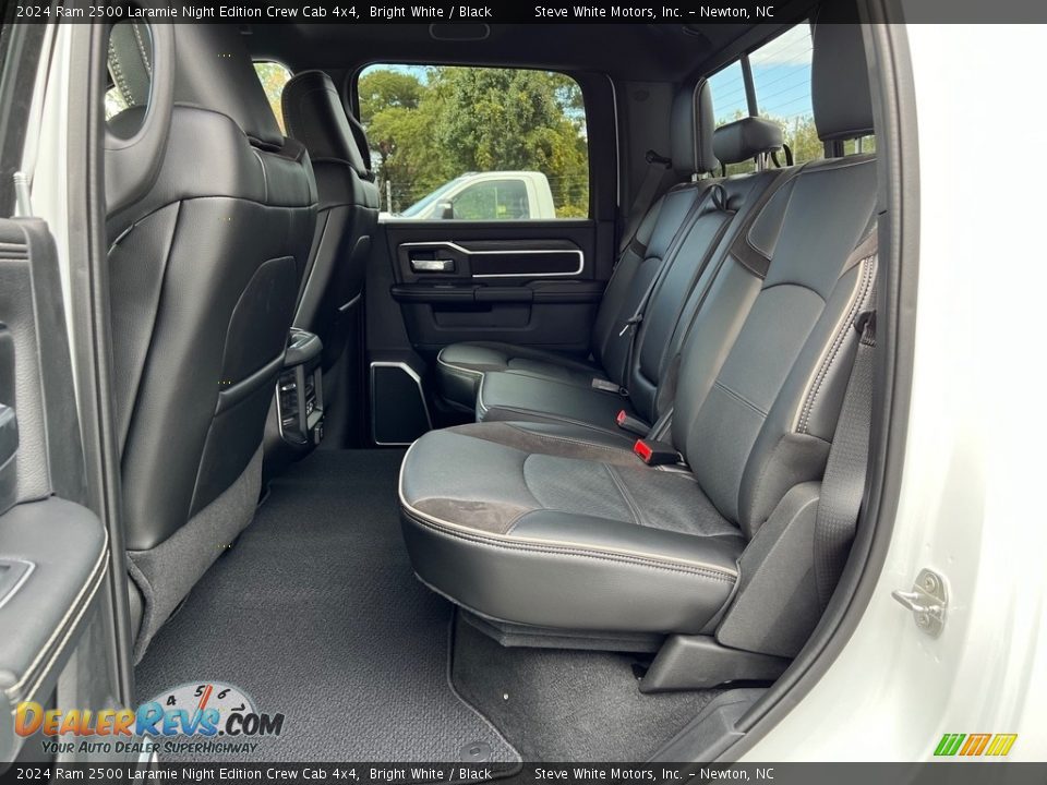 Rear Seat of 2024 Ram 2500 Laramie Night Edition Crew Cab 4x4 Photo #15