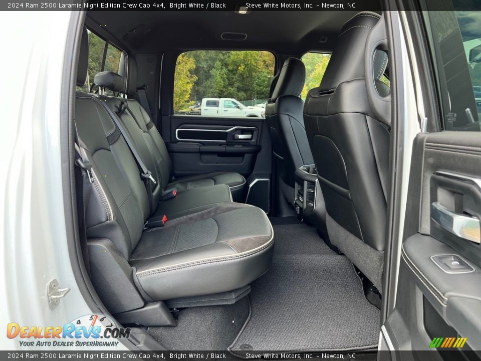 Rear Seat of 2024 Ram 2500 Laramie Night Edition Crew Cab 4x4 Photo #18