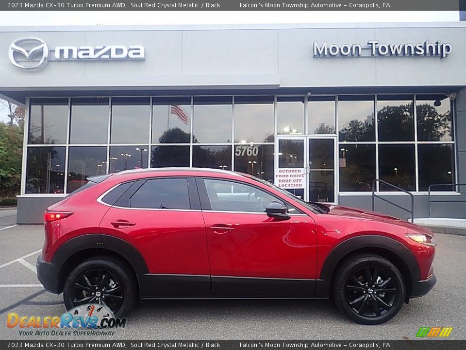 2023 Mazda CX-30 Turbo Premium AWD Soul Red Crystal Metallic / Black Photo #1