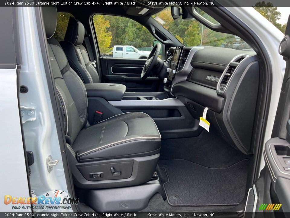 Front Seat of 2024 Ram 2500 Laramie Night Edition Crew Cab 4x4 Photo #20