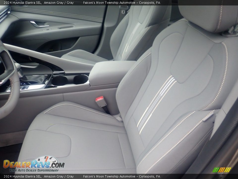 2024 Hyundai Elantra SEL Amazon Gray / Gray Photo #11