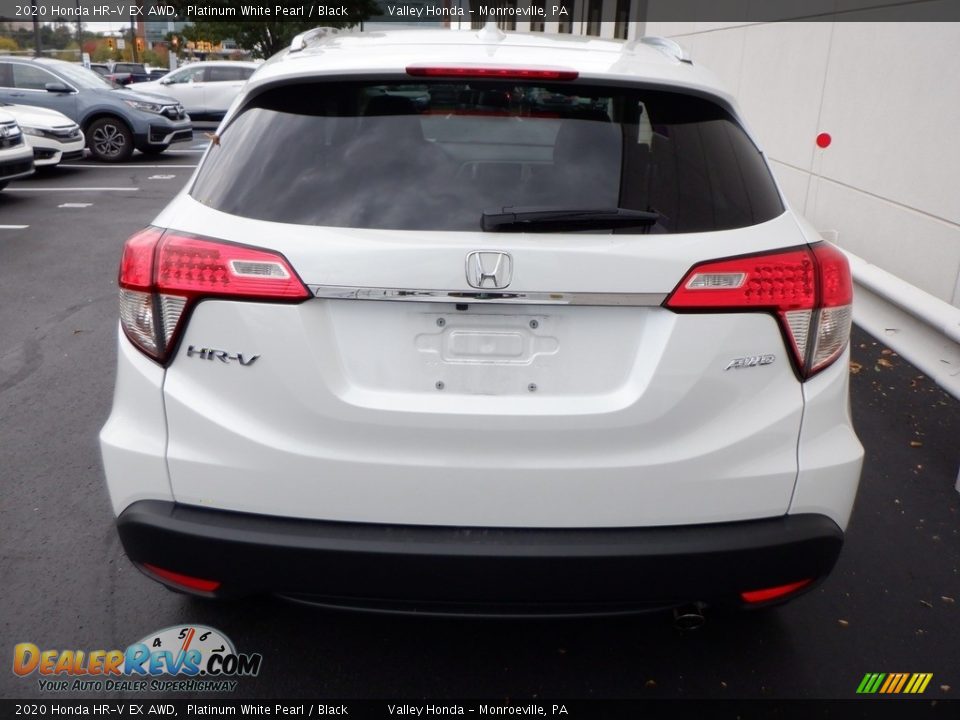 2020 Honda HR-V EX AWD Platinum White Pearl / Black Photo #7