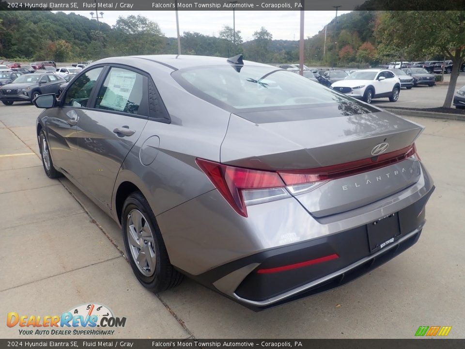 2024 Hyundai Elantra SE Fluid Metal / Gray Photo #4