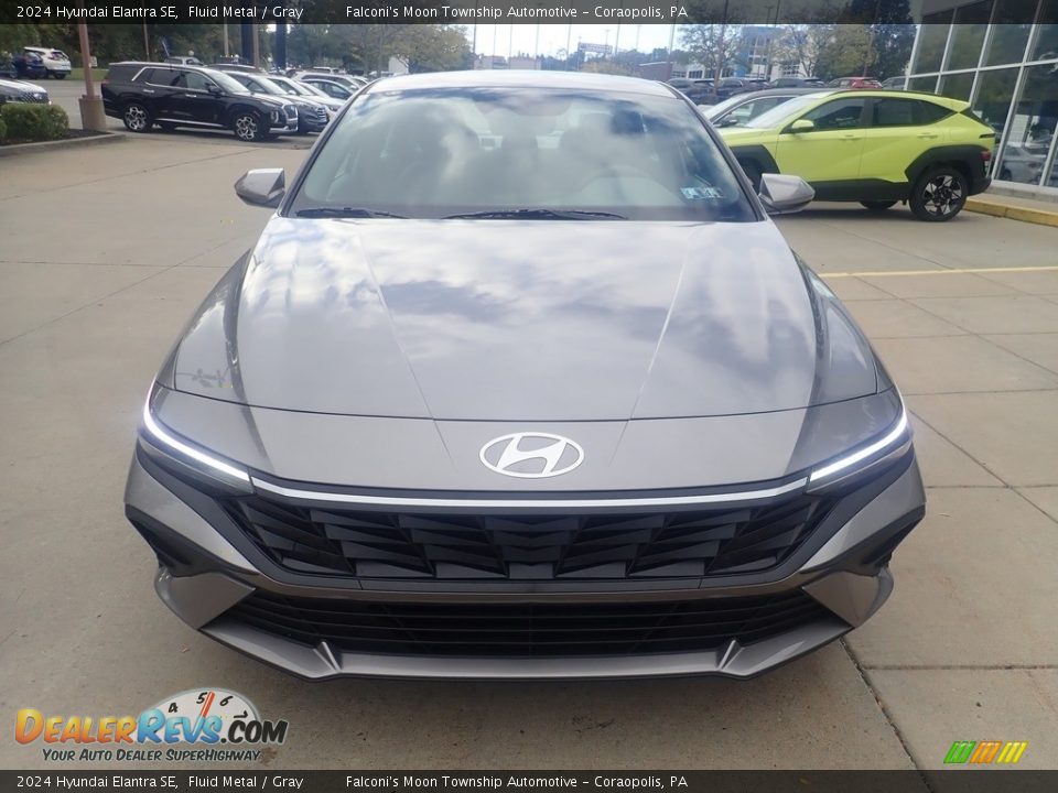 2024 Hyundai Elantra SE Fluid Metal / Gray Photo #7