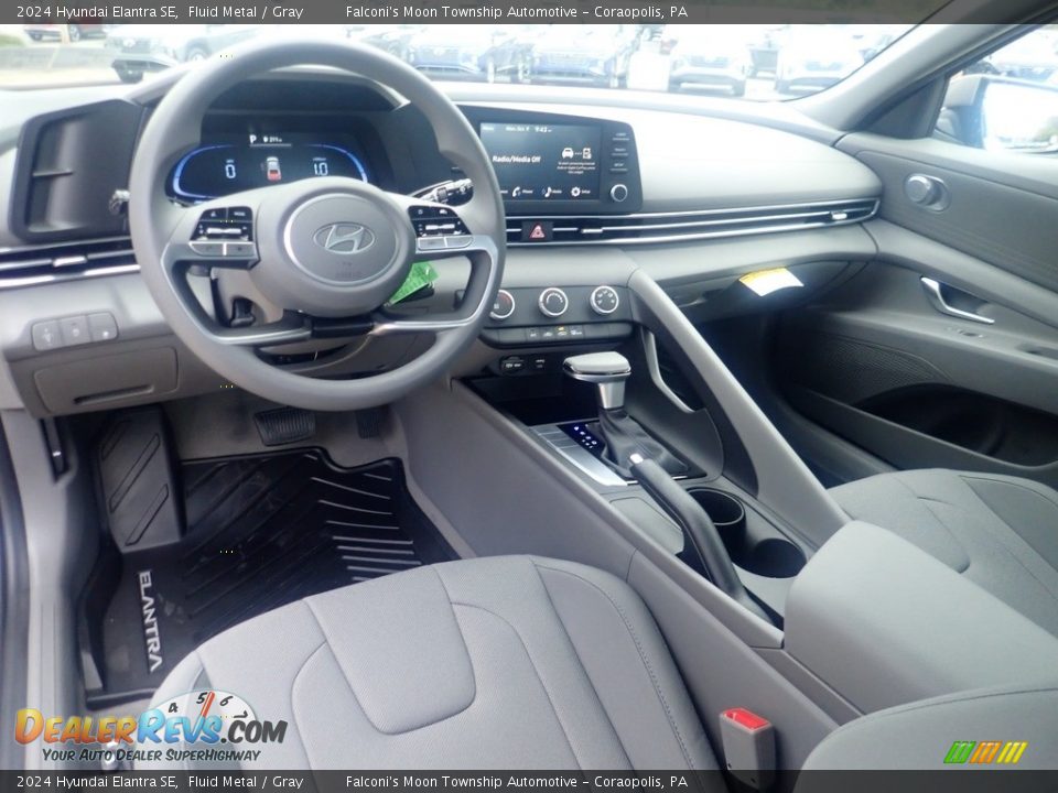 Gray Interior - 2024 Hyundai Elantra SE Photo #12