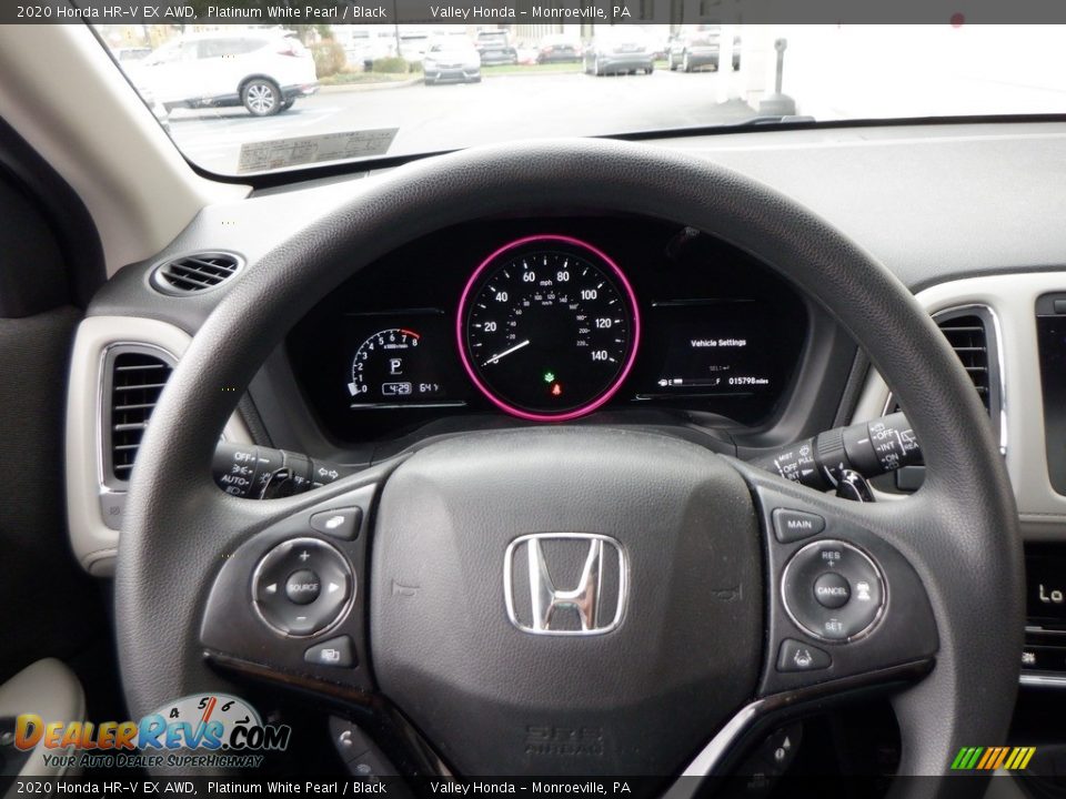 2020 Honda HR-V EX AWD Platinum White Pearl / Black Photo #22