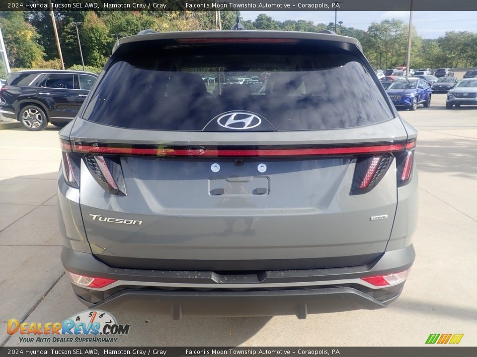 2024 Hyundai Tucson SEL AWD Hampton Gray / Gray Photo #3