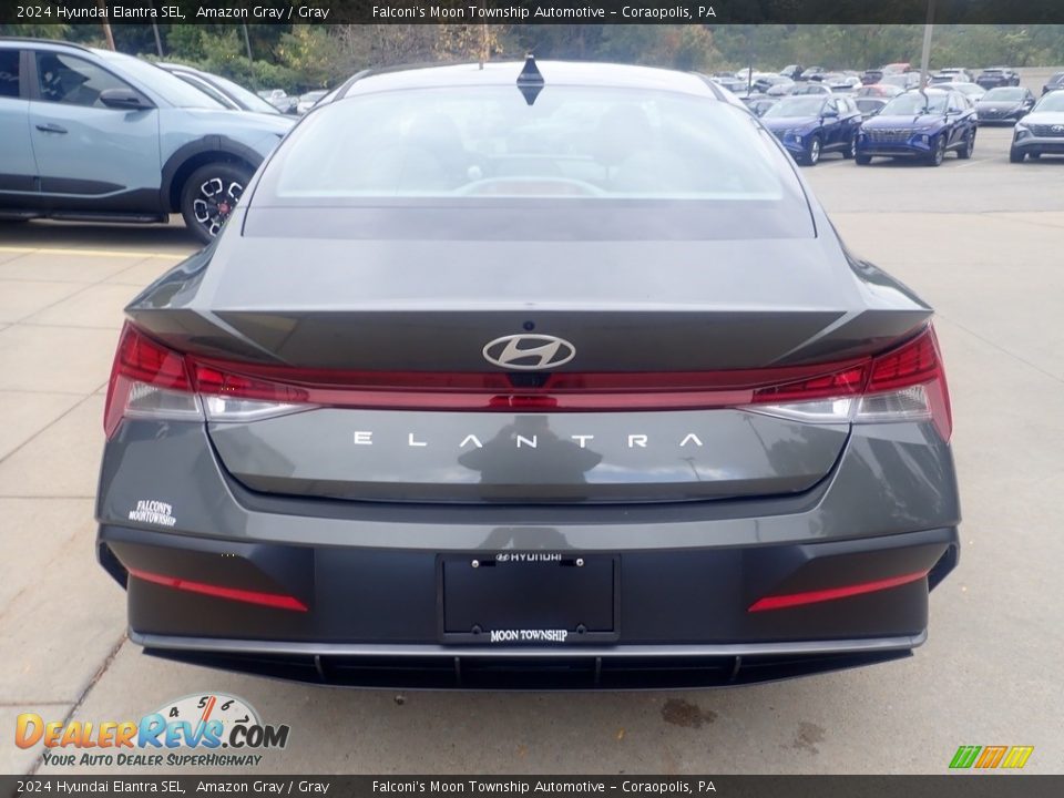 2024 Hyundai Elantra SEL Amazon Gray / Gray Photo #3