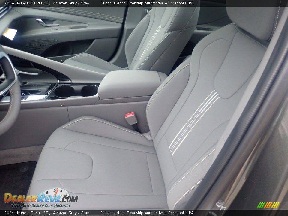 2024 Hyundai Elantra SEL Amazon Gray / Gray Photo #11