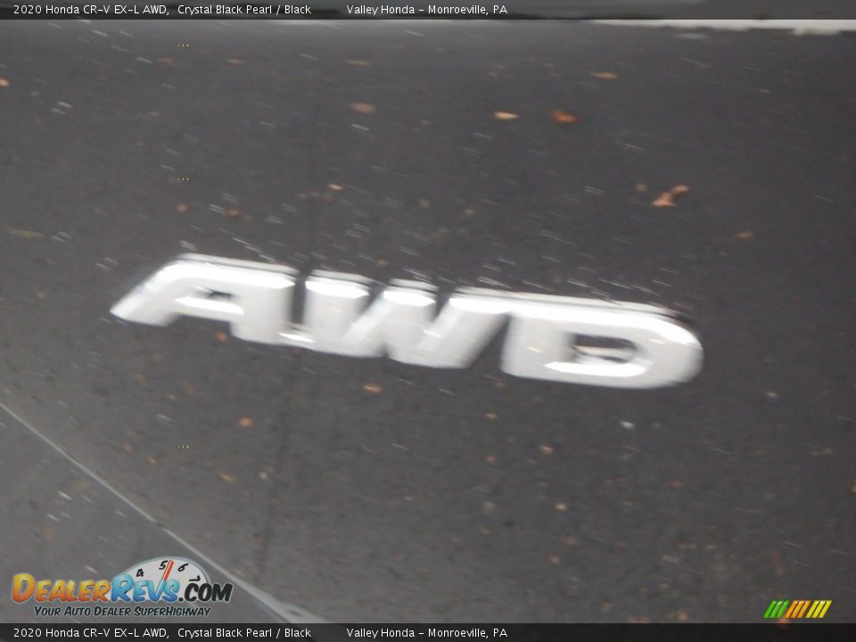 2020 Honda CR-V EX-L AWD Crystal Black Pearl / Black Photo #7