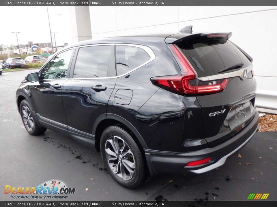 2020 Honda CR-V EX-L AWD Crystal Black Pearl / Black Photo #8