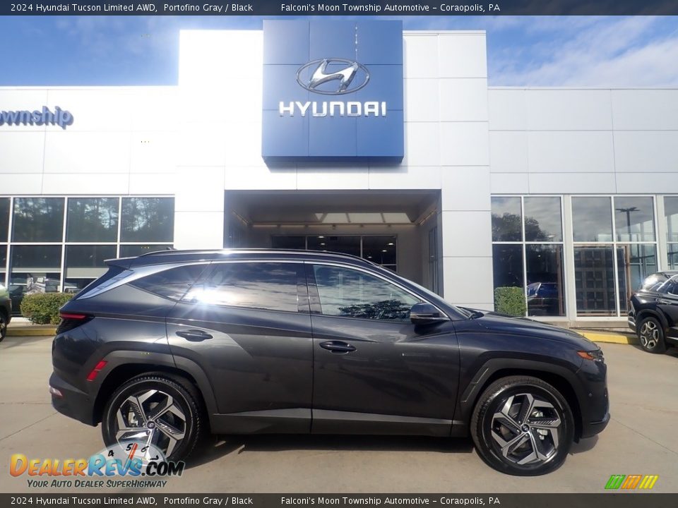 2024 Hyundai Tucson Limited AWD Portofino Gray / Black Photo #1