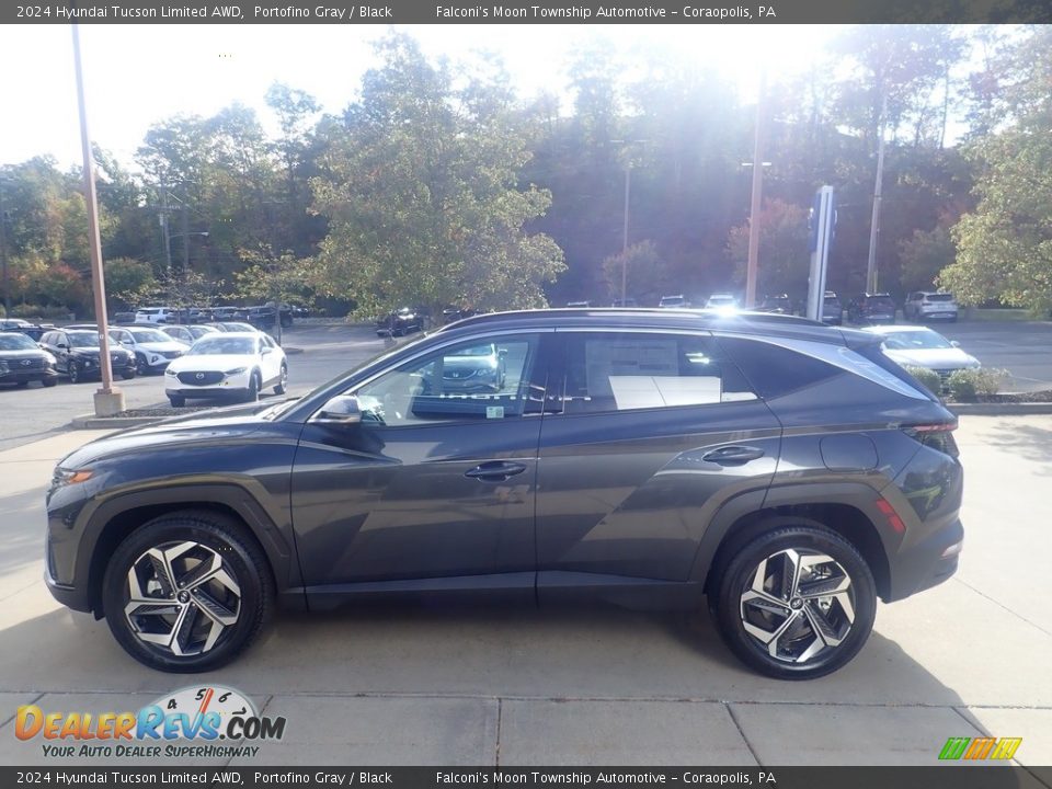 2024 Hyundai Tucson Limited AWD Portofino Gray / Black Photo #6