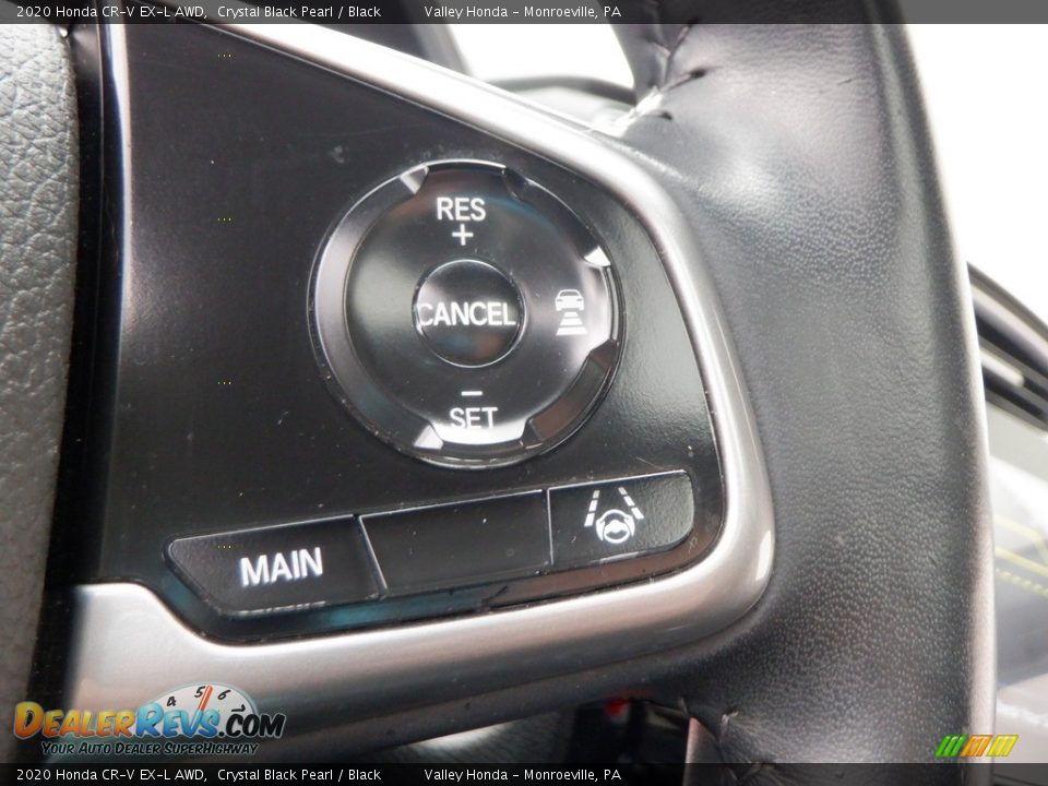 2020 Honda CR-V EX-L AWD Crystal Black Pearl / Black Photo #25