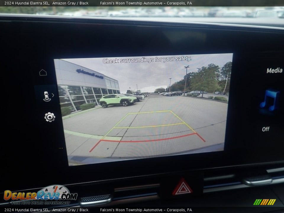 2024 Hyundai Elantra SEL Amazon Gray / Black Photo #20