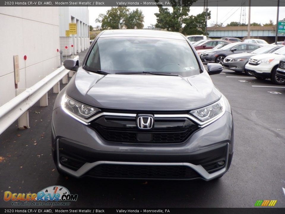 2020 Honda CR-V EX AWD Modern Steel Metallic / Black Photo #3