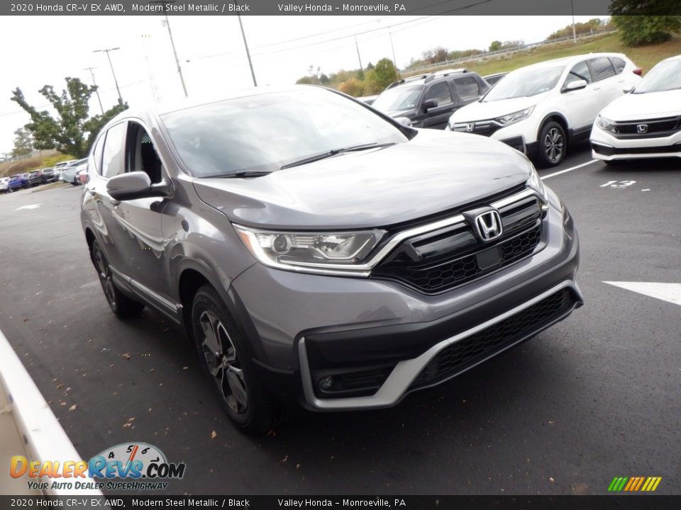 2020 Honda CR-V EX AWD Modern Steel Metallic / Black Photo #4