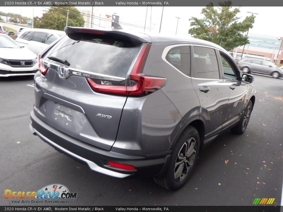 2020 Honda CR-V EX AWD Modern Steel Metallic / Black Photo #5