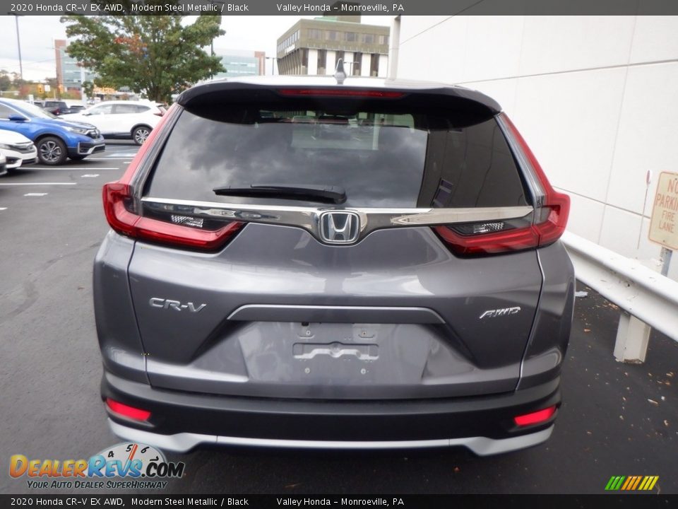 2020 Honda CR-V EX AWD Modern Steel Metallic / Black Photo #7