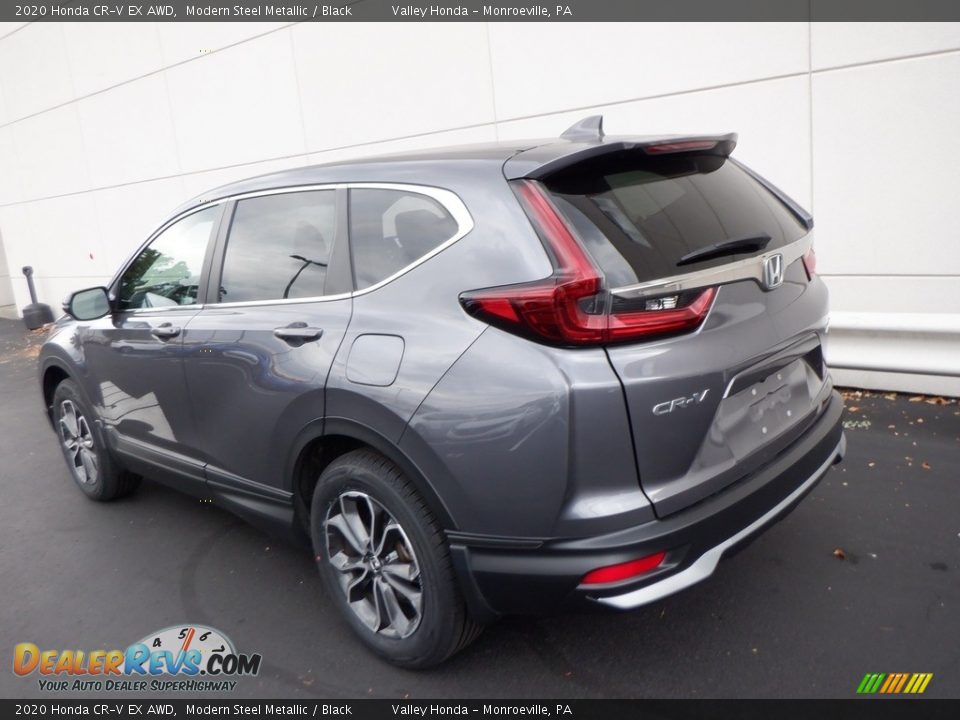 2020 Honda CR-V EX AWD Modern Steel Metallic / Black Photo #8