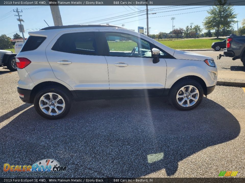 2019 Ford EcoSport SE 4WD White Platinum Metallic / Ebony Black Photo #1