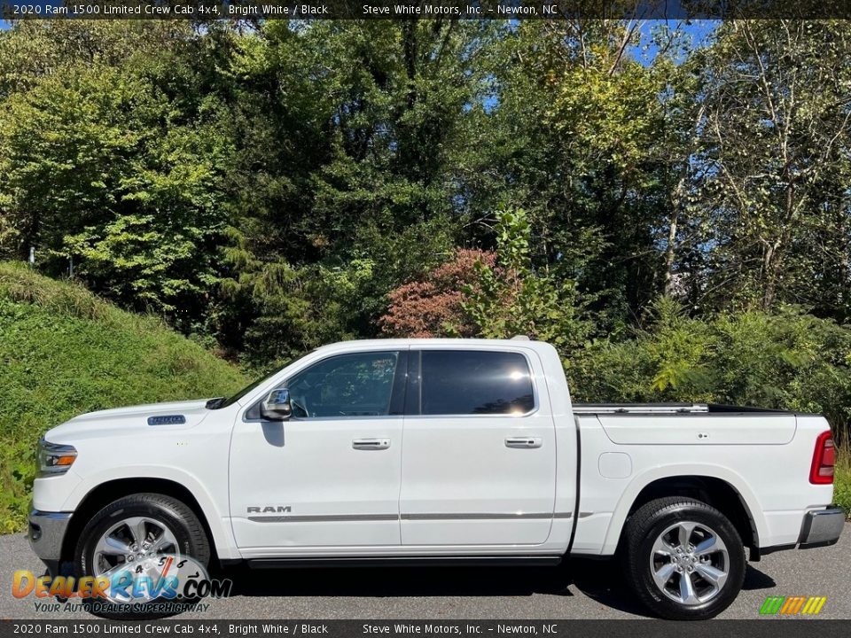 Bright White 2020 Ram 1500 Limited Crew Cab 4x4 Photo #1