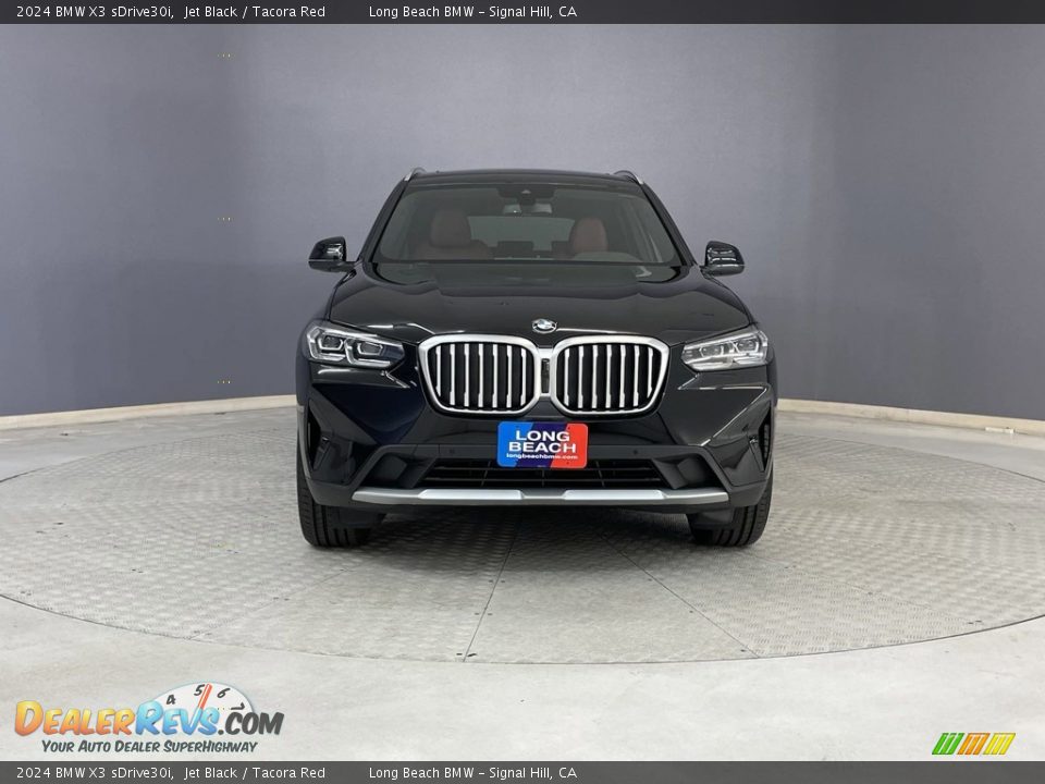 2024 BMW X3 sDrive30i Jet Black / Tacora Red Photo #2