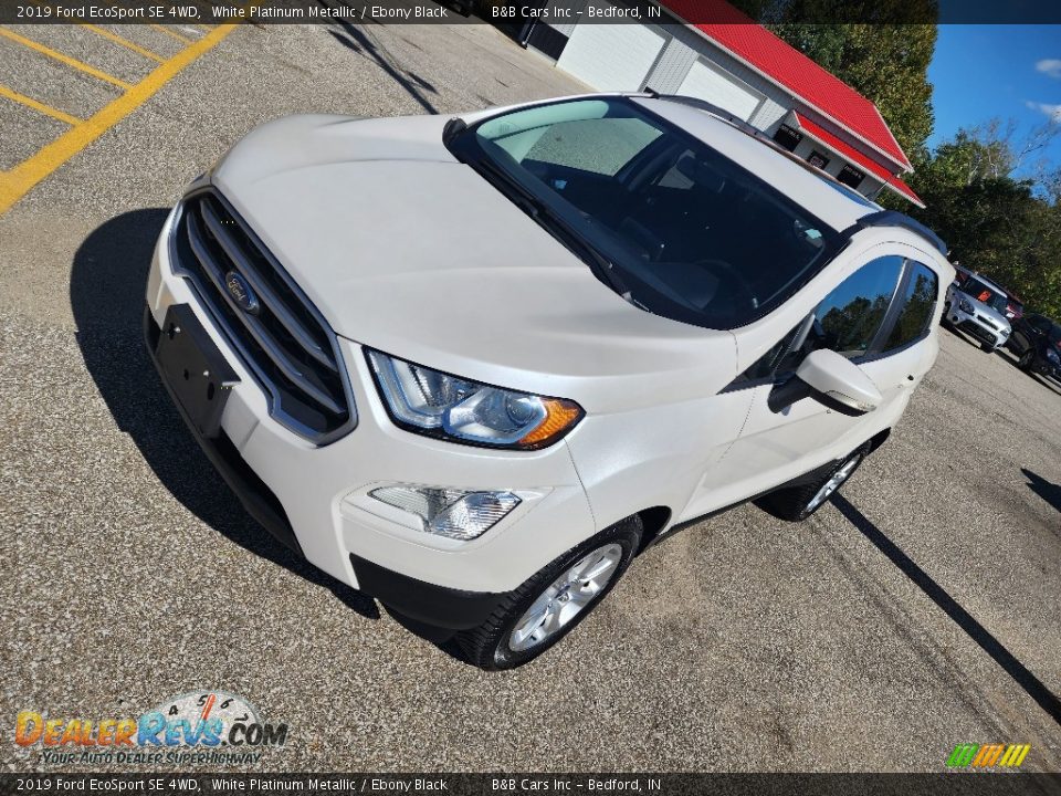 2019 Ford EcoSport SE 4WD White Platinum Metallic / Ebony Black Photo #4