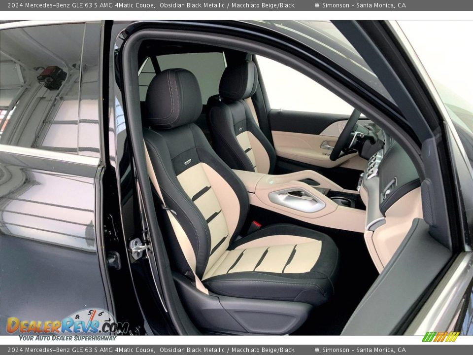 Macchiato Beige/Black Interior - 2024 Mercedes-Benz GLE 63 S AMG 4Matic Coupe Photo #5