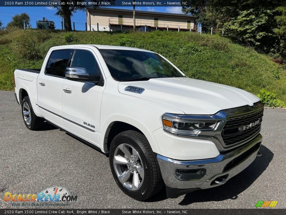 2020 Ram 1500 Limited Crew Cab 4x4 Bright White / Black Photo #5