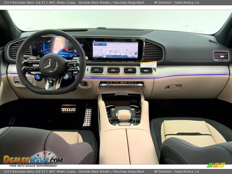 Dashboard of 2024 Mercedes-Benz GLE 63 S AMG 4Matic Coupe Photo #6
